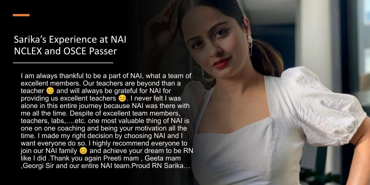 NAI: Pioneering Success in OSCE Training and Inspiring a Generation of Nurses